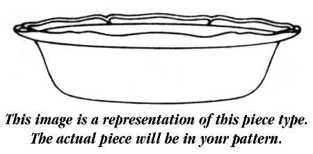 Tropical Garden 10" Oval Vegetable Bowl