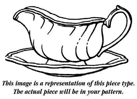 Royal Garland Gravy Boat & Underplate