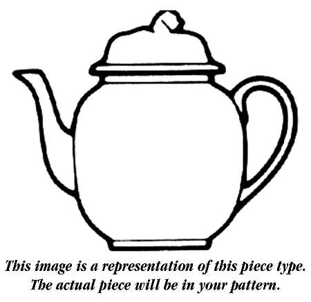 Shalimar Teapot & Lid