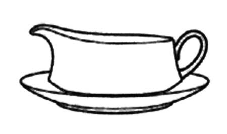 Shrewsbury Gravy Boat & Underplate