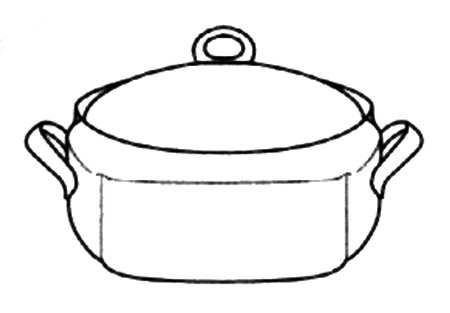Canterbury Oval Covered Vegetable