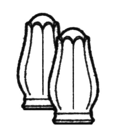 Solemn Amber Salt & Pepper Set