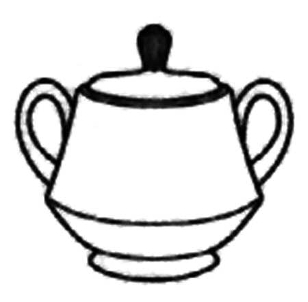 Lace Horizon Sugar Bowl & Lid