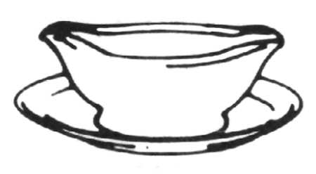 Rosebowl Gravy Boat with Attached Underplate