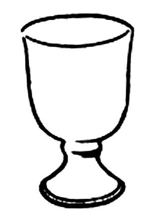 Santiago China Goblet