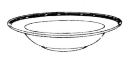 Oakleigh Rim Fruit/Dessert (Sauce) Bowl