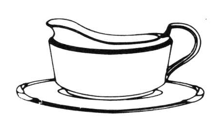 Georgian Gold Gravy Boat & Underplate (Relish/Butter)