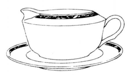 Holloway Gravy Boat & Underplate (Relish/Butter)