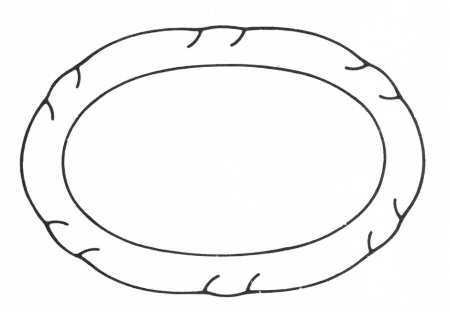 Prima White 14" Oval Serving Platter
