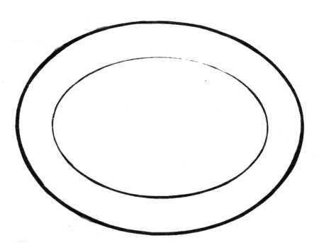 Moonlight Rose 16" Oval Serving Platter
