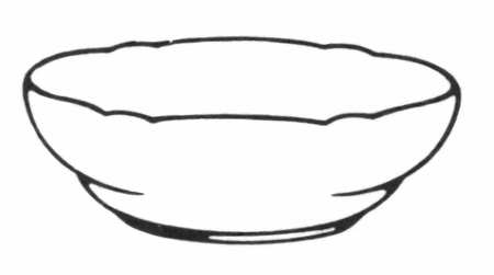 Blue Spring 8" Round Vegetable Bowl