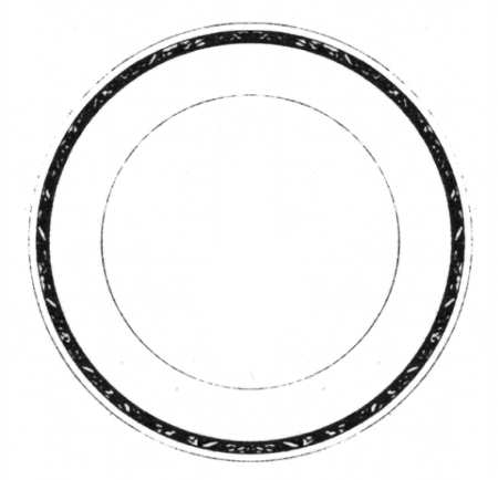 Platinum Scapes Salad Plate
