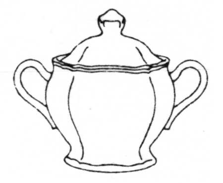 Aspen Grove Sugar Bowl & Lid