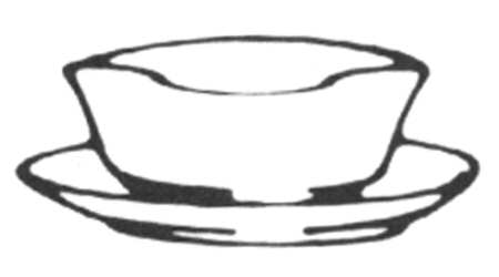 Edgerow Gravy Boat with Attached Underplate