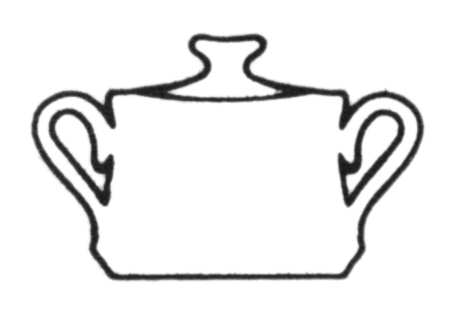 Aquamarine Sugar Bowl & Lid