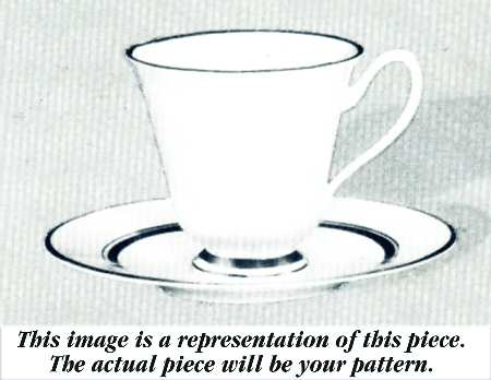 Trellis Footed Cup & Saucer Set by Oxford (Div of Lenox)