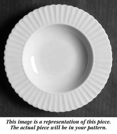 Etna Blue Rim Fruit/Dessert (Sauce) Bowl