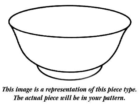 American Deco 9" Round Vegetable Bowl