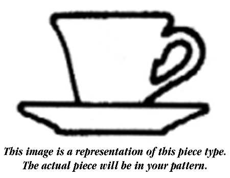 Kent Gardens Footed Demitasse Cup & Saucer Set