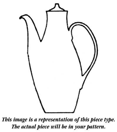 Dawn Rose Coffee Pot & Lid
