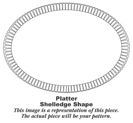 Lancaster 11" Oval Serving Platter
