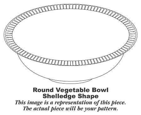 Bamboo 8" Round Vegetable Bowl