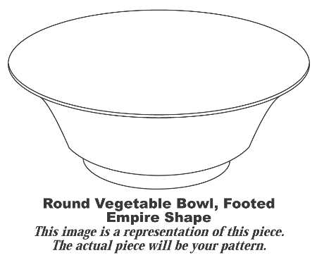 Blue Riviera 8" Round Vegetable Bowl