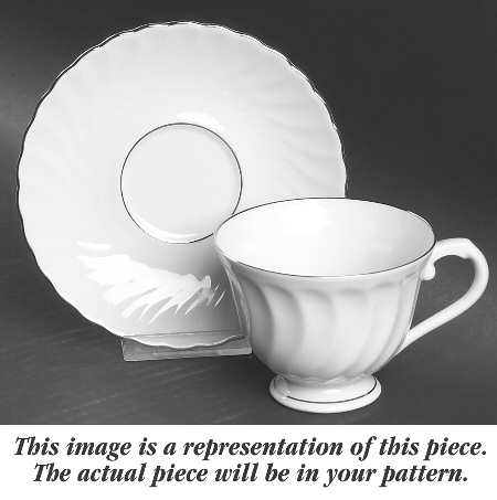 Standish Footed Cup & Saucer Set