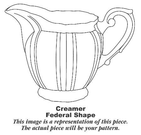 Lily of The Valley (Platinum Trim) Creamer