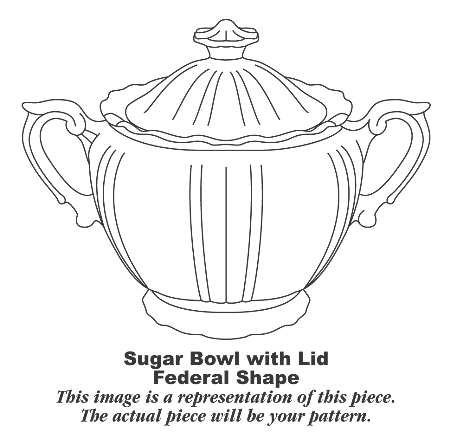Stansbury Sugar Bowl & Lid