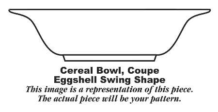 Organdy Blue Coupe Cereal Bowl