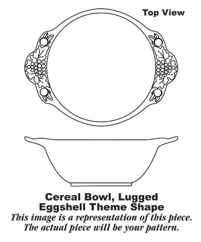 Vintage Lugged Cereal Bowl