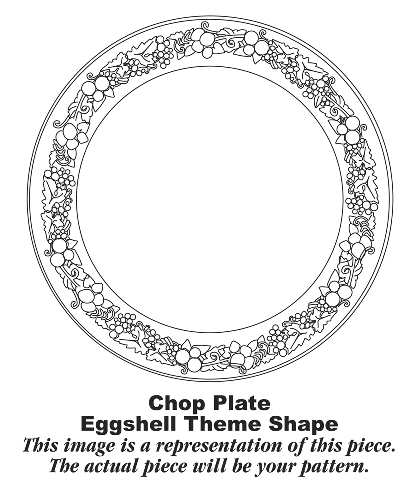 Vintage 13" Chop Plate (Round Platter)