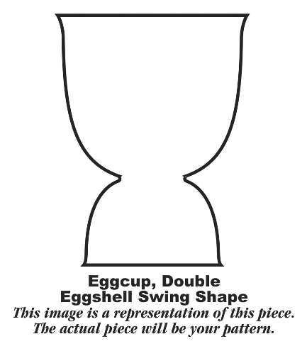 Organdy Yellow Double Egg Cup