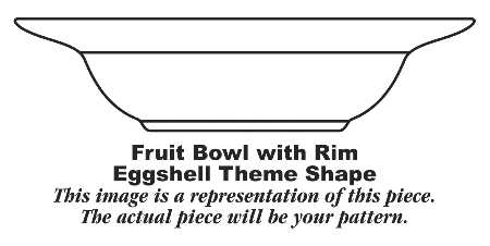 Surrey Rim Fruit/Dessert (Sauce) Bowl