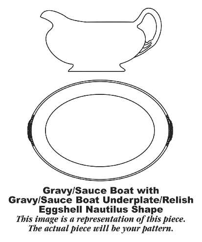 N1586 Gravy Boat & Underplate