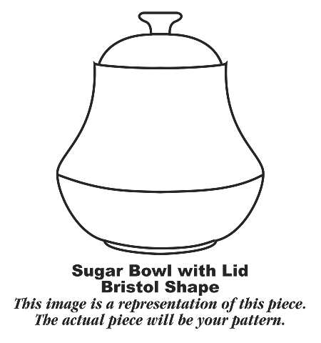 Sunflower Sugar Bowl & Lid