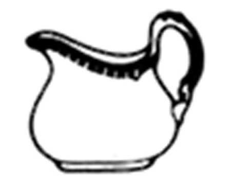 Mulberry Beverly Purple Mini Creamer