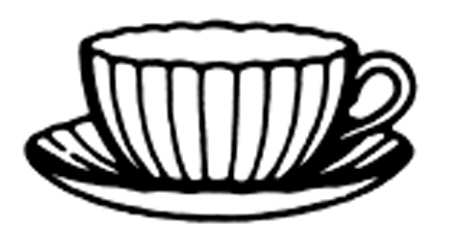 Chelsea Garden (Gold Trim) Footed Cup & Saucer Set