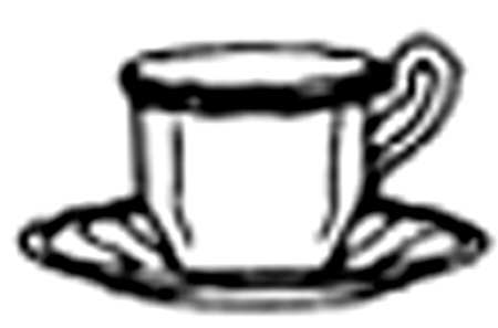 Hunting Scenes Cobalt Blue Demitasse Cup & Saucer Set