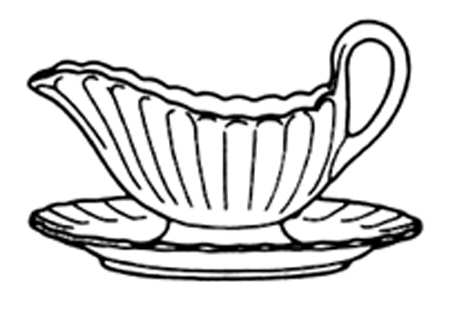 Iris Gravy Boat & Underplate