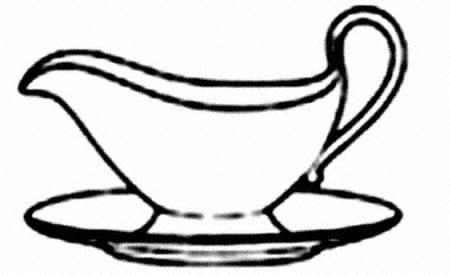 Blue Italian (Regimental) Gravy Boat & Underplate