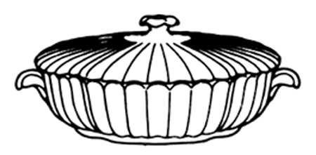 Canterbury Oval Covered Vegetable