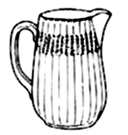 Chelsea Wicker 8 Oz Pitcher