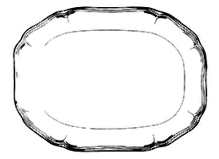 Gainsborough (Marlborough) 13" Oval Serving Platter