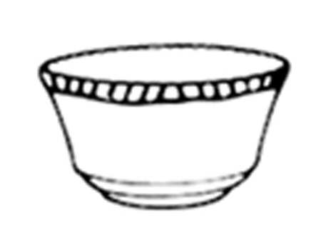 Green Basket (Earthenware, Gadroon, Not Trim) Open Sugar Bowl