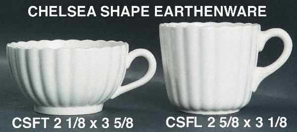 Victoria (Blue) Flat Cup & Saucer Set