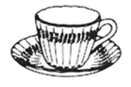 Primrose Blue and Yellow Footed Cup & Saucer Set