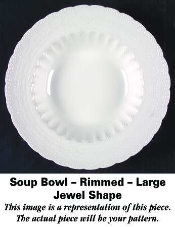 Billingsley Rose Yellow (Jewel) Large Rim Soup Bowl