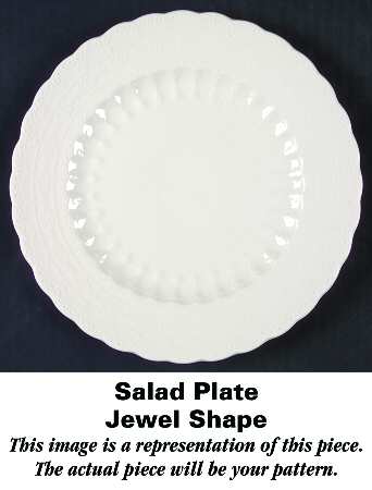 Bermuda Flowers Salad Plate